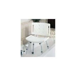   Knock Down Shower Chair w/ Back, Unassembled
