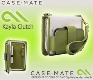 CASE MATE OLIVE CREAM KAYLA CLUTCH CASE FOR iPHONE 4  