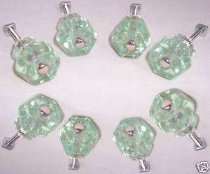 LOTS of 8 BEST ANTIQUE Type DEPRESSION GLASS KNOBS  