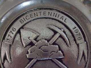 1976 Bicentennial Pewter Plate York by Metalcrafters 7  
