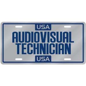 New  Usa Audiovisual Technician  License Plate 