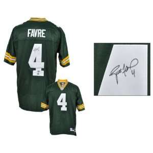  Brett Favre Green Bay Packers Autographed Green Reebok 