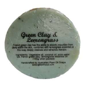   Green Clay & Lemongrass Soap from Australias Gold Coast 3.3 oz