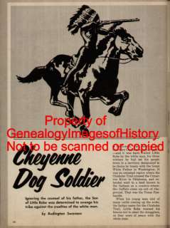Cheyenne Indian Dog Soldiers Battle For Life  
