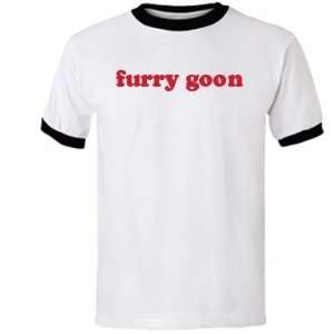   Male Furry Goon Custom Unisex Anvil Ringer T Shirt