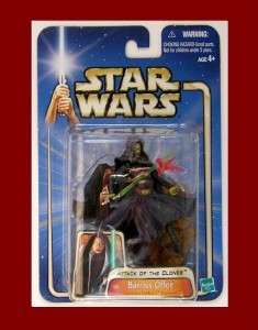 STAR WARS AOTC BARRISS OFFEE ACTION FIGURE #12 MOC RARE FROM HASBRO 