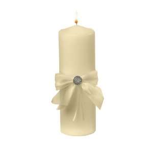  Jamie Lynn Delicate Allure Pillar Candle, Ivory
