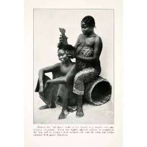  Swahili Tribe Women Coiffure Oil Bracelets Traditional Wear Uganda 