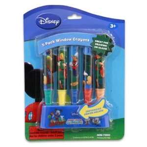  Mickey Window Crayons with Holder, 5 Pack Case Pack 24 