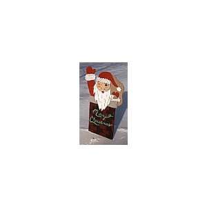  Santa in Chimney Plan   Woodworking Project Paper Plan 