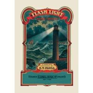  Vintage Art Flash Light March Two Step   03395 9