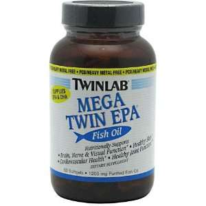   Mega Twin EPA Fish Oil, 60 softgels