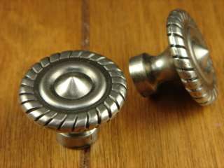 Cabinet Hardware Antique Pewter Classic Rope Knob Knobs  