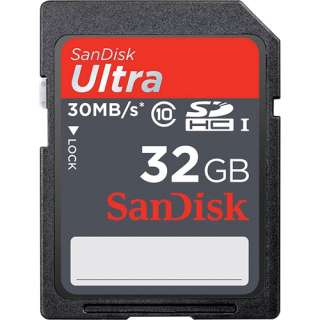 Ultrafast 32GB Memory Card / Speedy memory process at up to 30MB per 