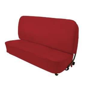  Acme U105 0511 Front Red Smooth Vinyl Bench Seat 
