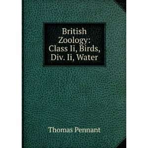  British Zoology Class Ii, Birds, Div. Ii, Water Thomas 