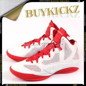 Nike Zoom Hyperfuse 2011 X White/Red Basketball Mens  
