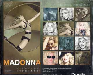 MADONNA OFFICIAL 2012 SQUARE WALL CALENDAR BRAND NEW AND SEALED  