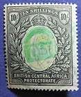 British Central Africa. 1903 04 KEVII to 10 Shillings. Mint Hinged 