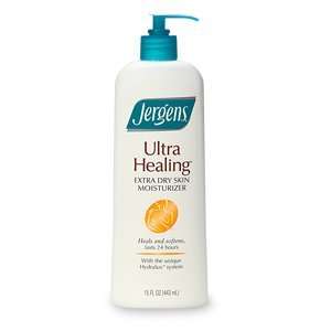 Jergens Ultra Healing Extra Dry Skin Moisturizer, 15 FL OZ, (2 Bottles 