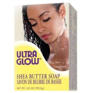  Ultra Glow Shea Butter Soap Case Pack 72   816392 Beauty