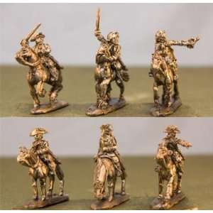  15mm AWI American Mounted Officers Toys & Games