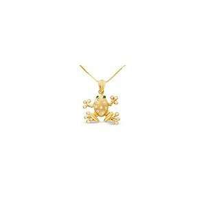  ZALES Diamond Frog Prince Pendant in 14K Gold 1/4 CT. T.W 