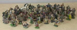 LOT 58 CONAN & OTHER GAMING MINIATURE PAINTED METAL KNIGHTS FIGURES 