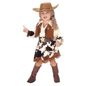  Toddler Cowgirl Costume Size 2 4T 