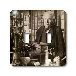   in His Lab Antiqued Tone   Light Switch Covers   double toggle switch