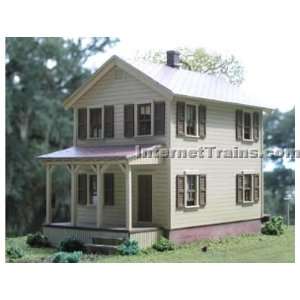   Scale 110 Second Street 2 Story House Kit w/Front Porch Toys & Games