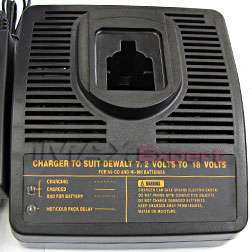Battery Charger Output 7.2 Volt to 18 Volt DC 1.5A Battery Type Ni 