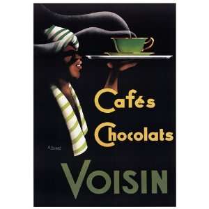  Cafes Chocolats Poster by Noel Saunier (28.00 x 40.00 