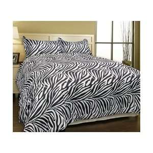  Black & White Zebra Comforter   Twin XL