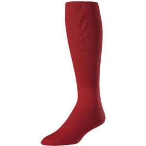 Twin City Stopper Soccer Socks CARDINAL RED LARGE