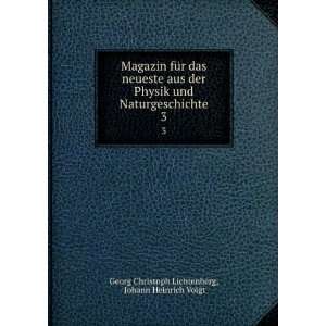   Johann Heinrich Voigt Georg Christoph Lichtenberg  Books