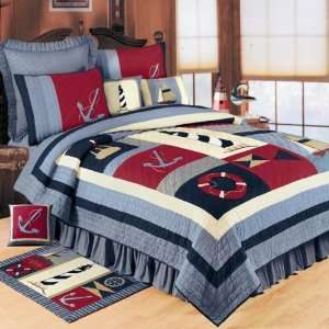  Twin Atlantic Isle Nautical Quilt