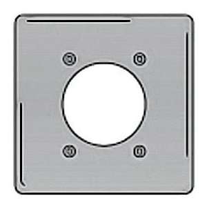  Bryant Ss703 Single Receptacle Plate, 2 Gang 1 Device Gang 