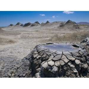  Mud Volcanoes Near Qobustan, Azerbaijan, Central Asia 