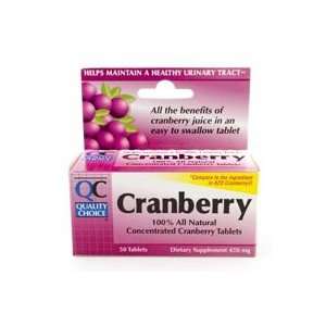   of 5 x Quality Choice CRANBERRY AZO TABS 50TB