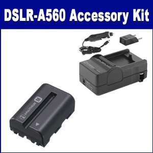 Sony Alpha DSLR A560 Digital Camera Accessory Kit includes SDM 101 