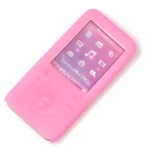  Pink Silicon Skin Case for Sony Walkman NWZ s730 / s736 