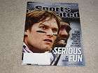 2010 Sports Illustrated Tom Brady Randy Moss q2w3e  