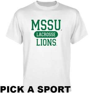  Missouri Southern State Lions White Custom Sport T shirt 