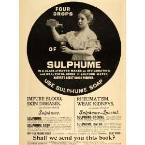   Quackery Sulphur Tonic Soap   Original Print Ad