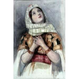  A Young Lady In Turkish Dress