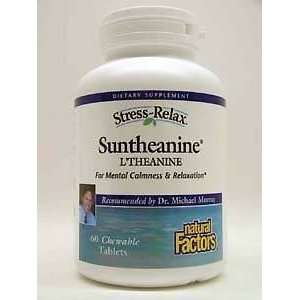  Natural Factors Suntheanine L Theanine 60 tabs Health 