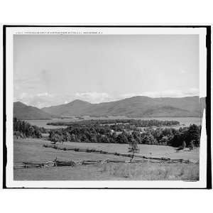   Island,the Narrows from Bolton Hill,Lake George,N.Y.