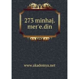  273 minhaj.mere.din www.akademya.net Books