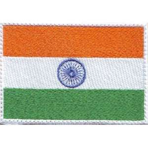 India Flag Embroidered Sew on Patch